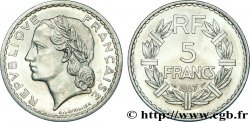 5 francs Lavrillier, aluminium, 9 fermé 1947 F.339/10