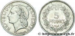 5 francs Lavrillier, aluminium, 9 ouvert 1948 Beaumont-Le-Roger F.339/15 SUP