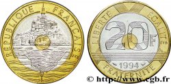20 francs Mont Saint-Michel, différent abeille 1994 Pessac F.403/10