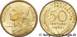 50 centimes Marianne, 4 plis 1962 Paris F.197/3