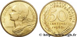 50 centimes Marianne, col à 3 plis 1963 Paris F.197/4