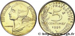 5 centimes Marianne, BU (Brillant Universel), 3 plis 1995 Pessac F.125/37