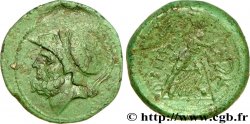 BRUTTIUM - BRUTTII - LES BRETTIENS Double unité ou sextans, (MB, Æ 28)