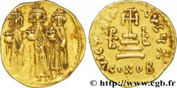 HÉRACLIUS, HÉRACLIUS CONSTANTIN et HÉRACLONAS Solidus TTB+