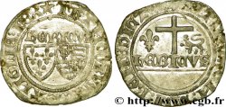 HENRY VI DE LANCASTRE - ROI DE FRANCE (1422-1453) - ROI D ANGLETERRE (1422-1461) et (1470-1471) Blanc aux écus 23/11/1423 Nevers TTB+