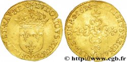 LOUIS XIII Écu d or au soleil, 1er type 1634 Amiens