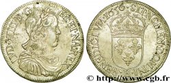 LOUIS XIV THE SUN KING Demi-écu à la mèche longue 1650 La Rochelle