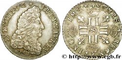 LOUIS XIV LE GRAND OU LE ROI SOLEIL Quart d écu aux huit L, 1er type 1691 Aix-en-Provence