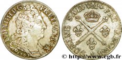 LOUIS XIV LE GRAND OU LE ROI SOLEIL Vingt sols aux insignes 1707 Paris