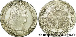 LOUIS XIV  THE SUN KING  Demi-écu aux trois couronnes 1710 Paris XF/AU