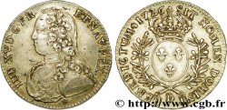 LOUIS XV THE WELL-BELOVED Demi-écu dit “aux branches d olivier” 1726 Lyon