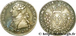 LOUIS XVI Cinquième d écu dit  aux branches d olivier  1784 Paris TTB+
