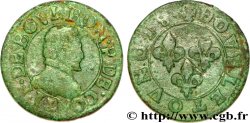 PRINCIPAUTÉ DE CHÂTEAU-REGNAULT - FRANÇOIS DE BOURBON-CONTI Double tournois, type 18, légende fautée avec TOVNOIS
