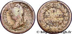 Un décime Dupré, grand module, avers de Cinq centimes 1800 Metz F.129/56