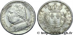 5 francs Louis XVIII, buste habillé 1814 Toulouse F.308/9 TTB