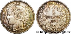 5 francs Cérès, avec légende 1870 Paris F.333/1