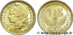 1 franc, Cameroun, Territoires sous mandat français - Pré-série de Morlon, poids lourd, 5 grammes 1925 Paris Lec.7