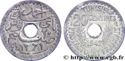 ÉTAT FRANÇAIS - TUNISIE - PROTECTORAT FRANÇAIS  20 centimes, frappe courante 1942 Paris SPL