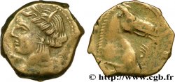 ZEUGITANIA - CARTAGE Shekel ou unité de bronze, (PB, Æ 20)