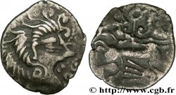 CORIOSOLITES (Région de Corseul, Cotes d Armor) Statère de billon, classe VI avers, hybride V revers