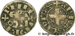 FILIPPO II AUGUSTUS Denier parisis, 1er type c. 1191-1199 Arras