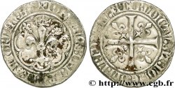JEAN II LE BON Gros à la fleur de lis dit  patte d oie  22/01/1358  TB+/TTB