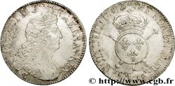 LOUIS XIV LE GRAND OU LE ROI SOLEIL Écu aux insignes 1702 Limoges TTB+