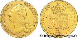 LOUIS XVI Double louis d’or aux écus accolés 1788 Metz