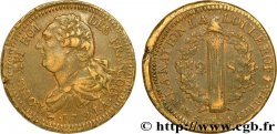 LOUIS XVI 2 sols dit au faisceau , type FRANÇOIS 1791 Paris