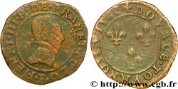 HENRY III Double tournois, type de Rouen 1582 Rouen