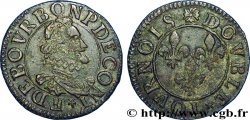 PRINCIPALITY OF CHATEAU-REGNAULT - FRANCIS OF BOURBON-CONTI Double tournois, type 14, buste A