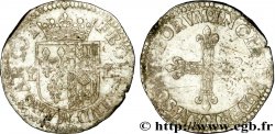 ARDENNES - PRINCIPAUTY OF CHATEAU-REGNAULT - FRANÇOIS OF BOURBON AND LOUISE-MARGUERITE OF LORRAINE Quart d’écu, 2e type