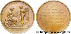 ITALIE - GAULE SUBALPINE Médaille BR 54, Constitution de la République italienne à Lyon