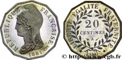 Essai de 20 centimes d’après Dupré 1881 Paris VG.3966