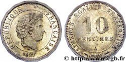 Essai de 10 centimes Merley, 18 pans 1887 Paris VG.4055