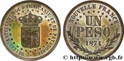 ROYAUME D ARAUCANIE ET DE PATAGONIE - ORÉLIE-ANTOINE Ier Piéfort en bronze de Un peso 1874