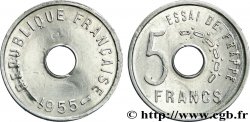 Essai de frappe de 5 francs 1955  G.768  MS