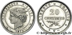 HAÏTI - RÉPUBLIQUE Essai de 20 centimes buste au pégase 1877