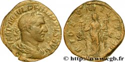PHILIPPE Ier L ARABE Sesterce, (GB, Æ 30) TTB