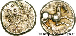 GALLIA - GALLIA DELLO SETTENTRIONALE - ÆDUI (BIBRACTE, Regione dello Mont-Beuvray) Denier ANORBOS/DVBNO, coin à empreintes multiples