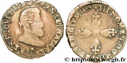 HENRI IV LE GRAND Demi-franc, 2e type d Angers et Tours 1604 Angers
