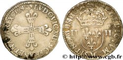 LOUIS XIII Quart d’écu, 1er type 1642 Toulouse
