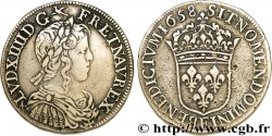 LOUIS XIV THE SUN KING Demi-écu à la mèche longue 1658 Tours