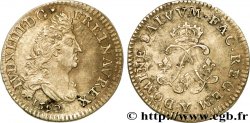 LOUIS XIV THE SUN KING Quatre sols aux deux L couronnées 1692 Bourges
