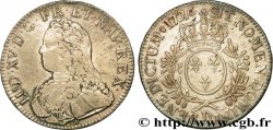 LOUIS XV DIT LE BIEN AIMÉ Écu aux branches d olivier, buste habillé 1726 Lyon TB+/TTB