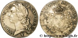 LOUIS XV THE WELL-BELOVED Écu dit au bandeau 1747 Limoges