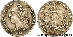LOUIS XV THE BELOVED Dixième d écu dit à la vieille tête 1773 Metz