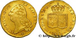 LOUIS XVI Double louis d’or aux écus accolés 1786 Lyon TTB/TTB+