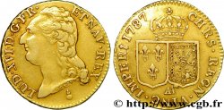 LOUIS XVI Louis d or aux écus accolés 1787 Metz