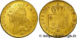 LOUIS XVI Double louis d’or aux écus accolés 1791 Toulouse
